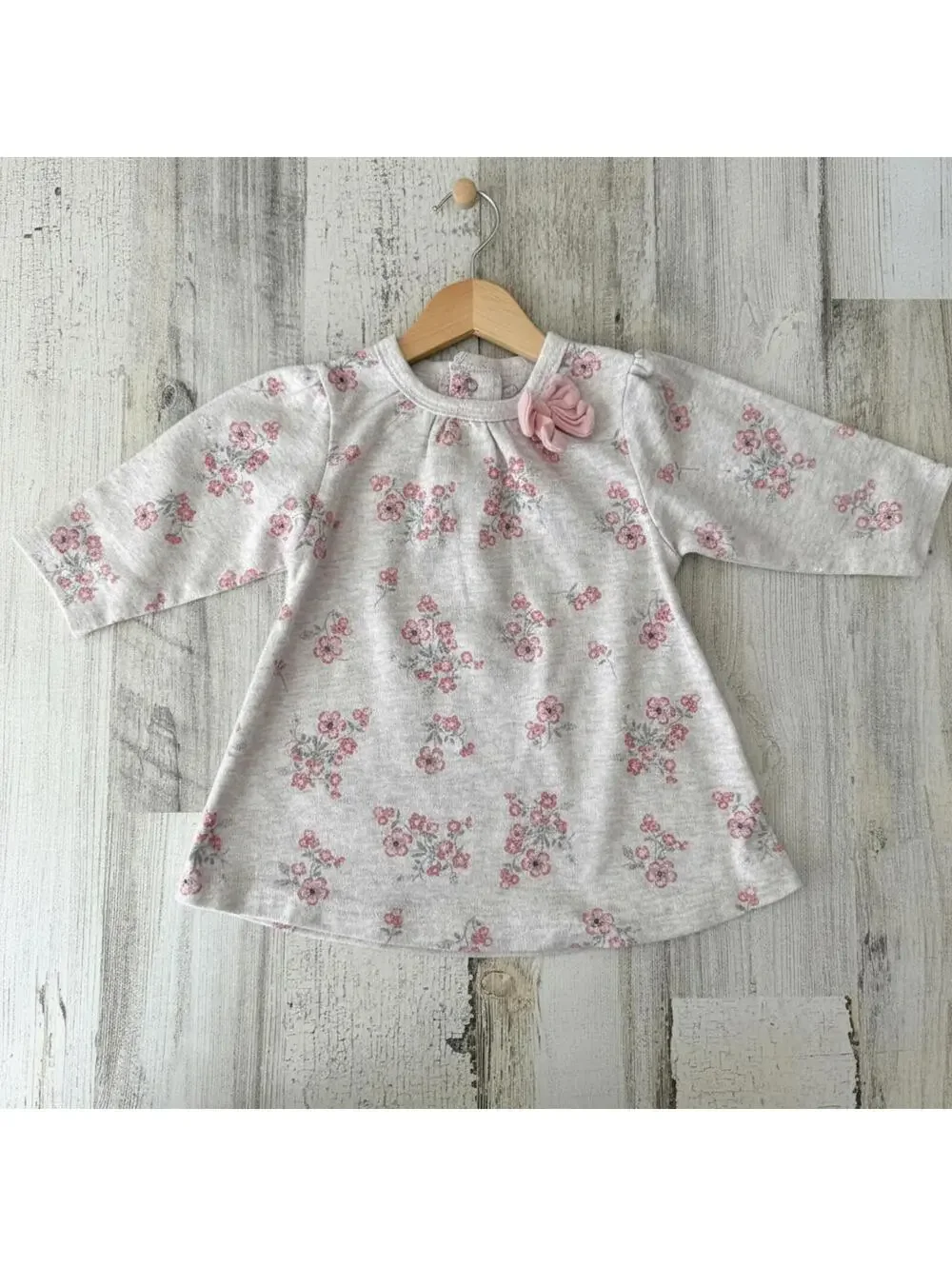 René Rofé Baby 6-9 Months Floral Long Sleeve Dress